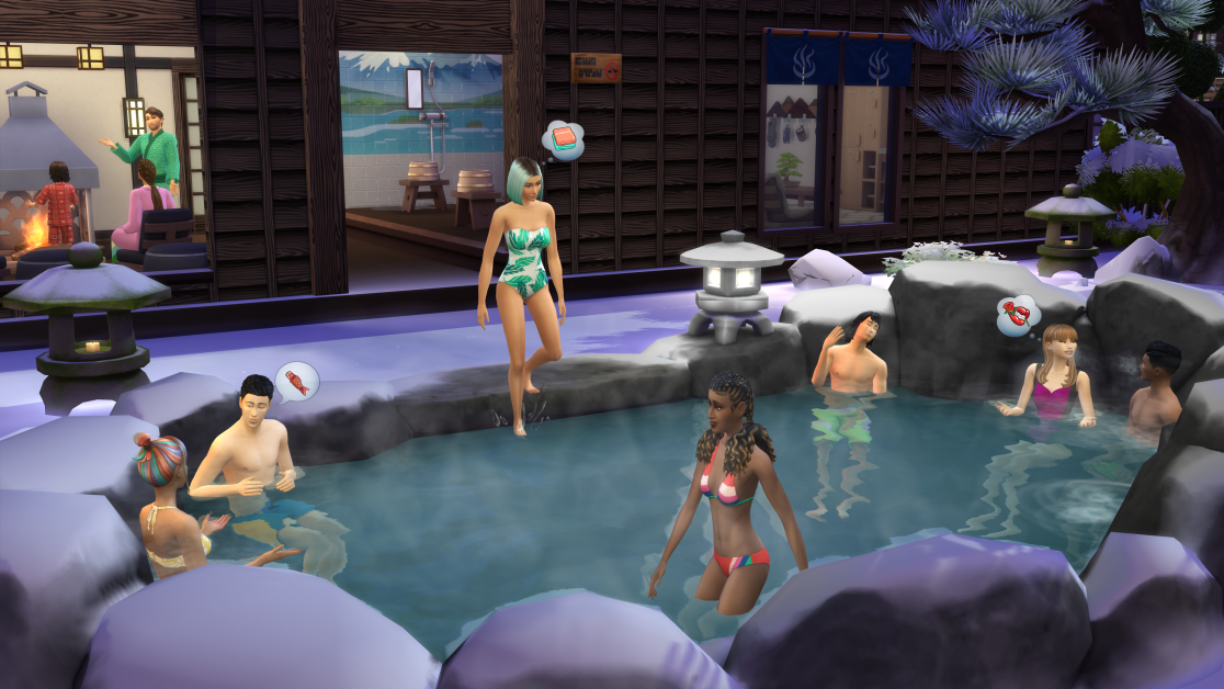 Sims Challenges — No Swimsuit Mod for Onsen