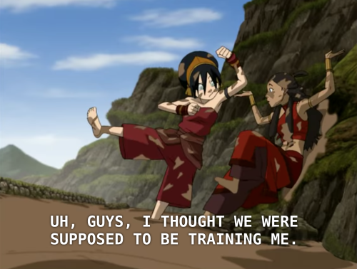 lesbians4sokka:  things katara would rather