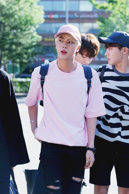 bts420:jin and pink