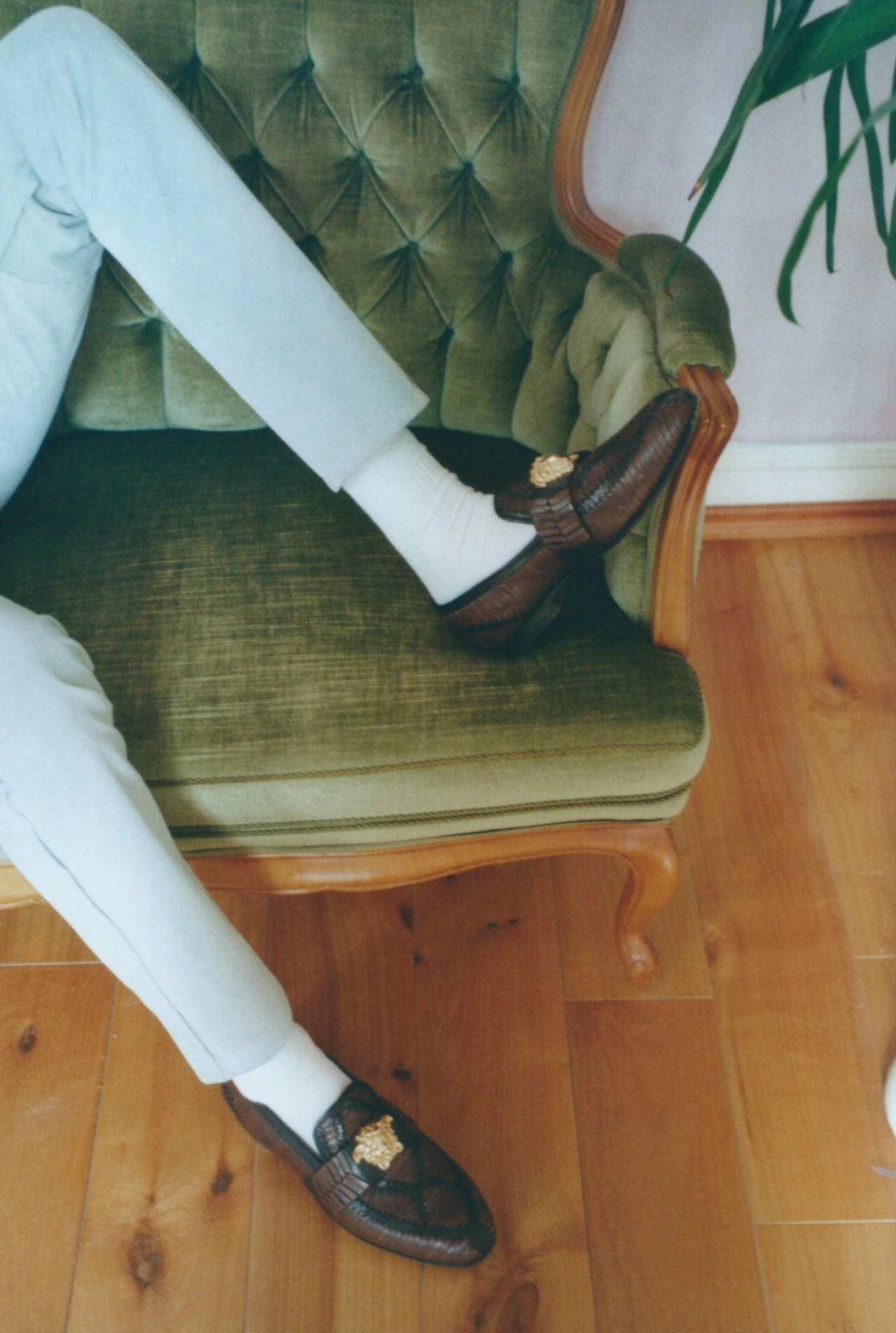 miriam-marlene-waldner:  WYATT (The Garden) for INDIE magazine  Shoes Prada Marabou