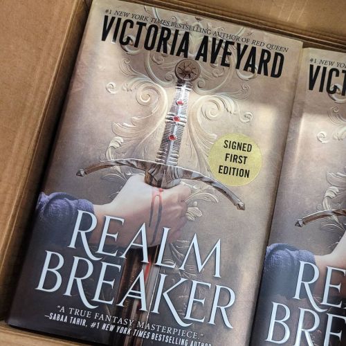 If you HAVE TO HAVE a signed copy of Realm Breaker by Victoria Aveyard (and don’t we all?), we have a very limited quantity not spoken for, available for pickup tomorrow, May 4th. Order through the website or call the store today to reserve your...