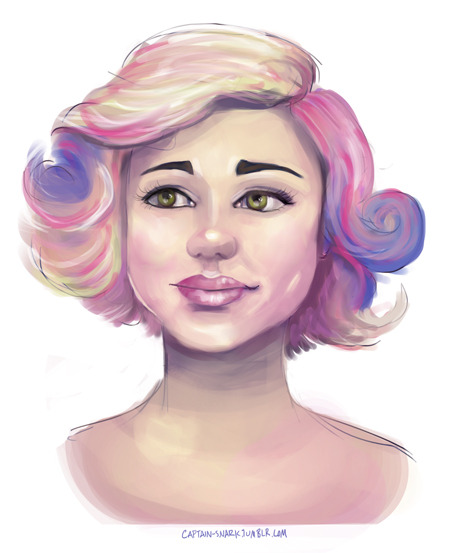 captain-snark:   m0rphlne:  kellinova:  divinedorothy:  b4 hur n makup  AFTA HURR N MKUP   Holy crap that hair is magical  AHHHHHH BEAUT  hope you dont mind that i drew you but i did  