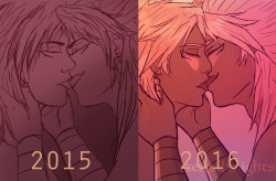 eternalxnights:  That one bronzeship pic I drew was actually a redraw of a thing i did last year, so….. yay for improvement I guess??  