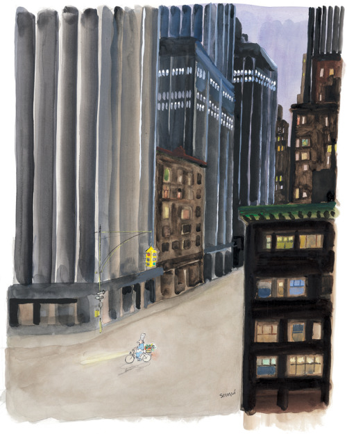 Cover Illustration for The New Yorker magazine - July 9, 2007 - ,Jean-Jacques Sempé.Via
