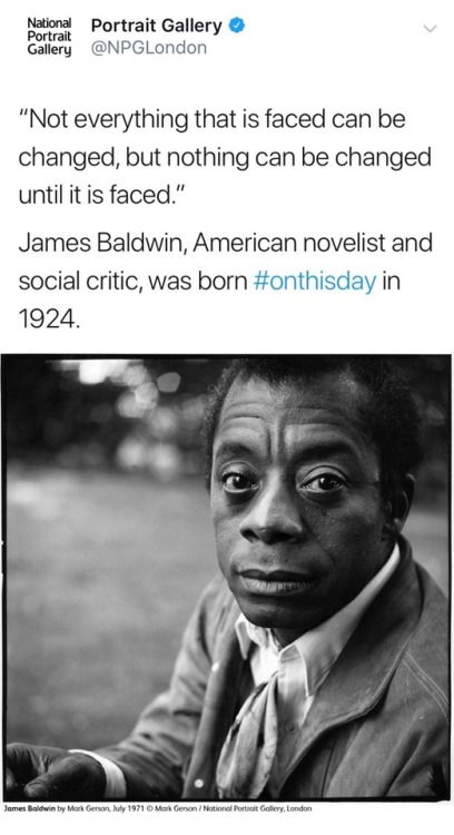 scientificphilosopher: odinsblog: Remembering James Baldwin: American novelist, Civil Rights activis