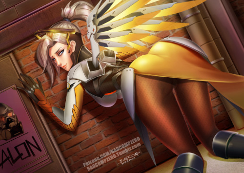 badcompzero:    Mercy - Overwatch    Top porn pictures