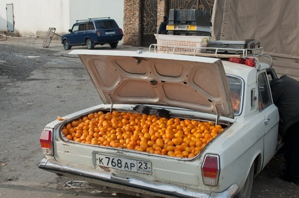 My Aesthetic: Slavs selling oranges from their cars