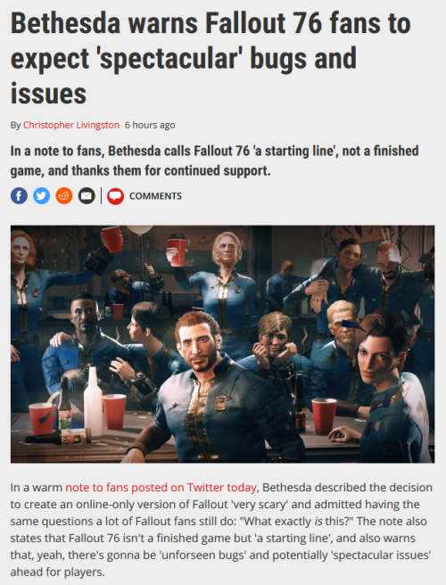 >we have no idea how to make games>thanks for the money though lolDoes bethesda do anything right? I can’t think of one thing.