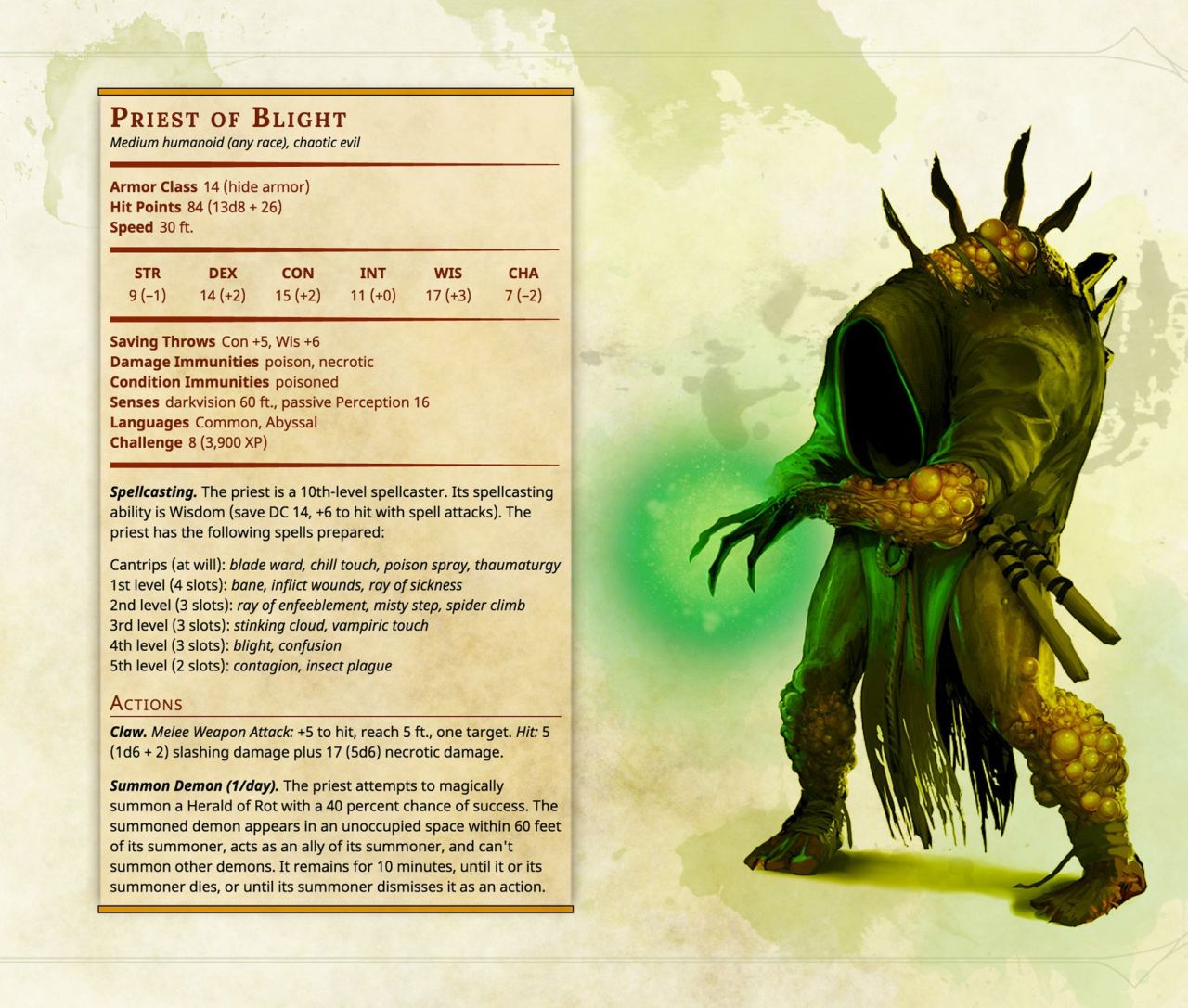 dnd 5e homebrew monster