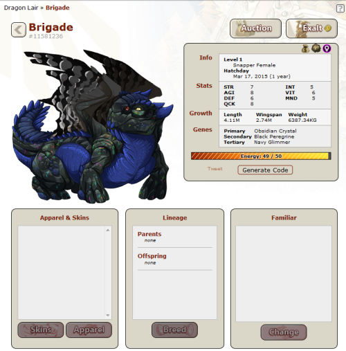 Selling TG Unbred Gen 1 Snapper!Brigade here has been with me a long time - and I’ve invested a ton 