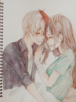 xharu:i’m not very good at watercolor,