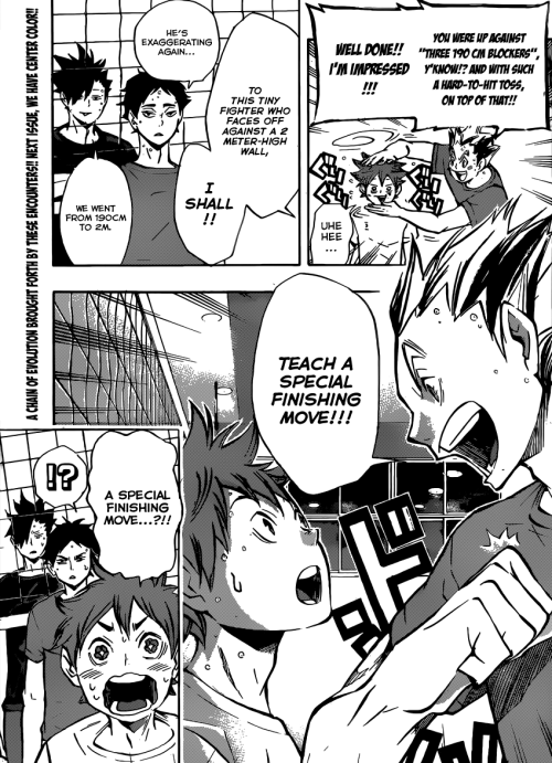 hajime-nii:this is the cutest most beautiful haikyuu page and i need yall to agree with me i mean it