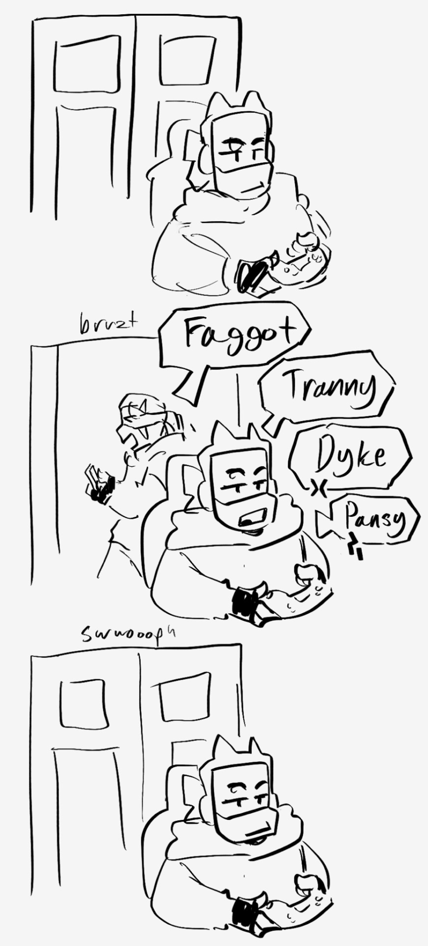 Siblings And Doors