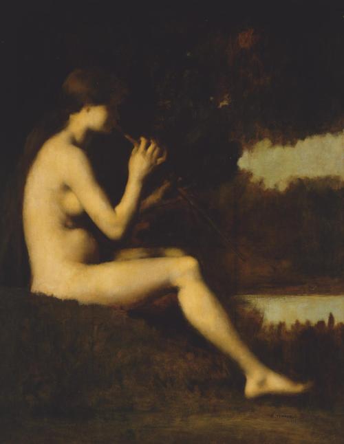 youcannottakeitwithyou: Jean-Jacques Henner (1829–1905). Idyll (1874).