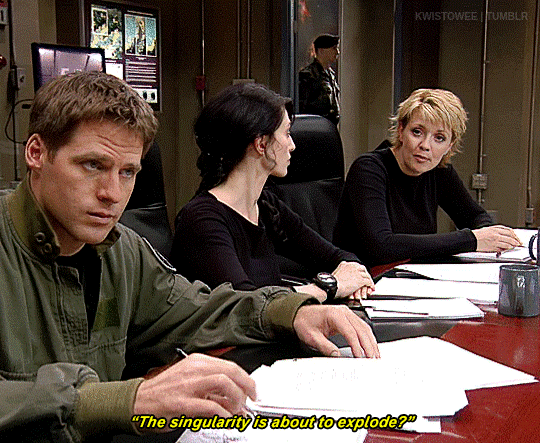 SG-1 laying down truth
STARGATE SG-1 10.06 200 #stargateedit#sg1edit#scifiedit#scifigifs#Stargate SG-1#userbbelcher#chewieblog#userstream#userthing#usersource#tvseriessource#dailytvsource#cinemapix#tvedit#Cameron Mitchell#Ben Browder#Stargate#amanda tapping#claudia black#my*gifs #vala mal doran #willie garson#tealc#daniel jackson #why does so much of cams dialogue sound like something ben would say?  #is anyone in Hollywood aware of this?  #treat your characters and your audience with respect  #strive for internal consistency and consistent cause and effect  #develop characters we care about because of their convictions and the content of their character  #doing random crap for the sake of pointless drama weakens your world and your characters