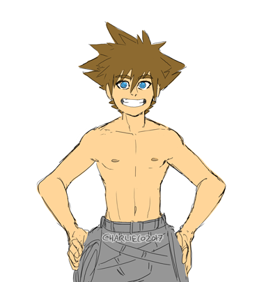 chachacharlieco:  Hm… I wanted to play around with the muscle mass and other obvious