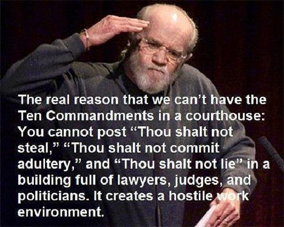 The real reason why the Ten Commandments plaque was taken down in courthouse.