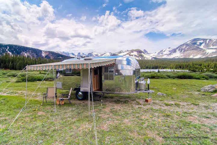 mymodernmet:  1950s Airstream Trailer Restored as Modern Mobile Home with Cozy Wood