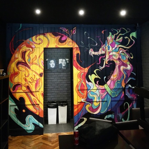 Breath of the Wok. Mural now available for view at @twentyeightatbangsar (Penang Wok), where th