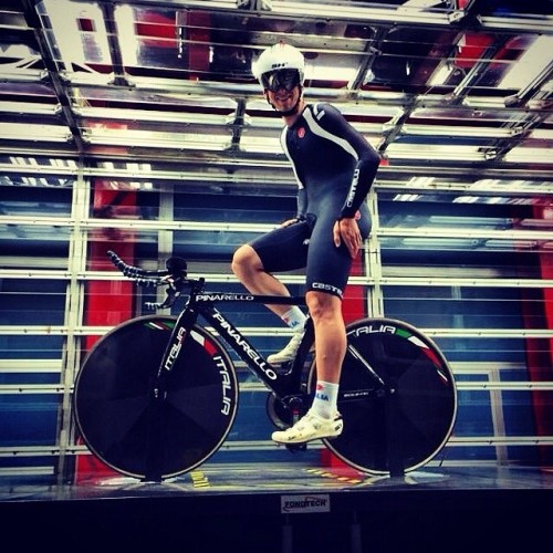 castellicycling:  Giornata di test in galleria del vento! Via @paolosimion