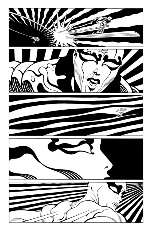 Silver Surfer: Black Issue 2, Page 15 InksArt by Tradd Moore