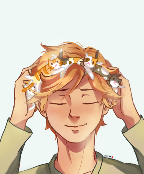 ichiyas: A cute kitty crown for a cute kitty(Marinette ladybug crown counterpart)