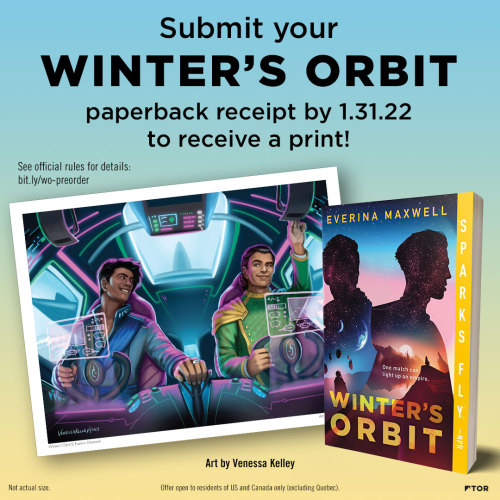 Have you ordered your copy of Winter’s Orbit by Everina Maxwell in paperback yet? Snag your copy now