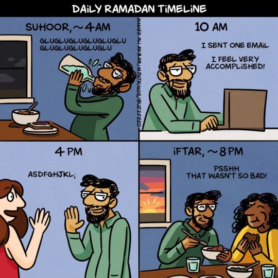 Temba, his arms wide. | Ramadan Mubarak! Here's some comics I collabed on...