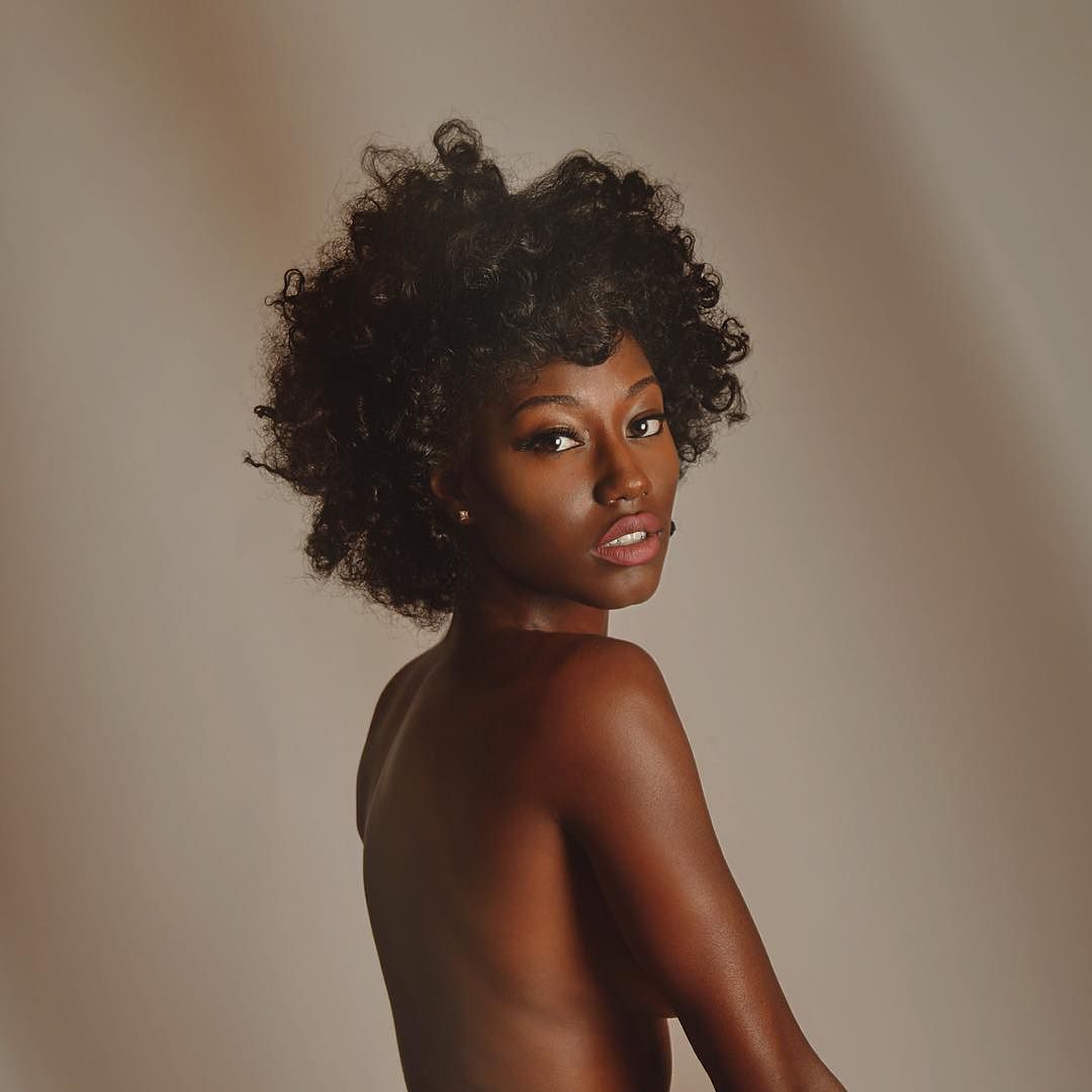 fierceblackwomen:  “It’s just something about that dark skin 🍫👅 ~ @b_jannel”