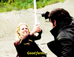 peterkavinskysss:captain swan favorite scenes: sword fighting scene, “good form, but not good 