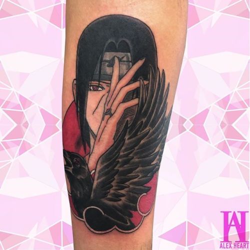 Uchiha Tears  Every time I do an Itachi tattoo I get this little tug on my heart strings! This was s