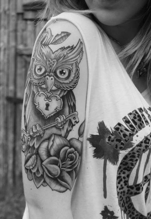 Owl tatoo..<3