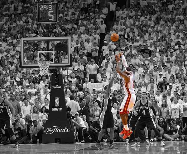 usatodaysports:  “I ain’t got no worries.” — LeBron James. (Photo by Steve