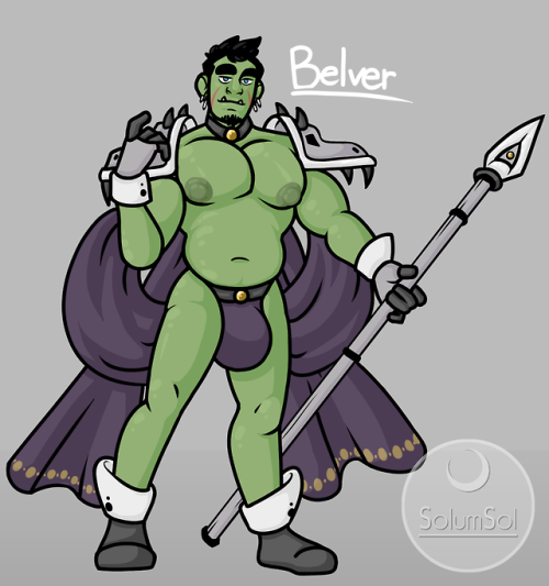 Sup guys, i made a slutty orc mage! His name is Belver!