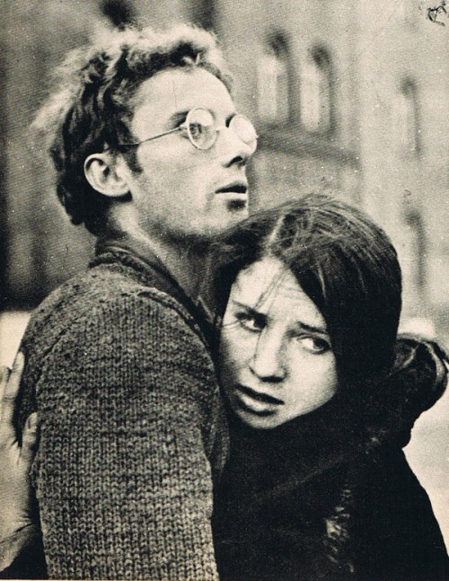 polish-actresses:Stanisława Celińska and Daniel Olbrychski in Krajobraz po bitwie, 1970.