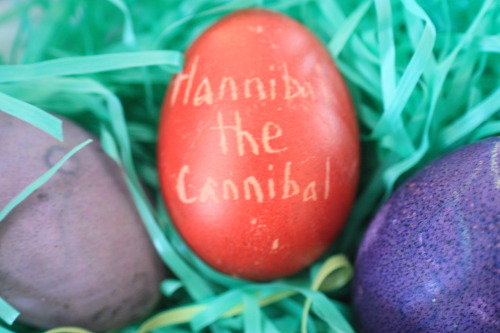 rustedblackbird:Happy Easter, fannibals!