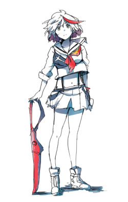 presidentpelly:  source: KILL LA KILL | クロ [pixiv] 