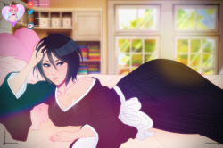   Even Rukia from Bleach needs a rest as
