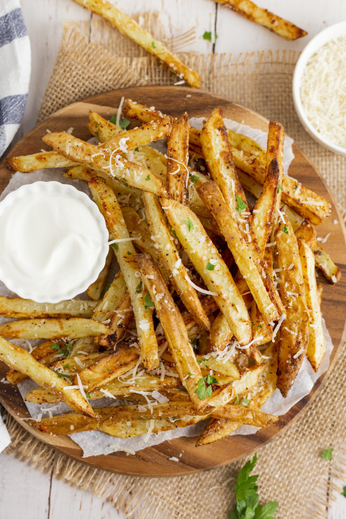 daily-deliciousness: Air fryer garlic parmesan fries