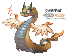 Teadinoart:  Inspired By A Chat With My Game Art Peers About How Dunsparce Should