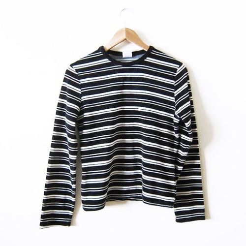 In the shop! #90s striped velour long sleeve • small • www.milkteeths.etsy.com {#etsy #etsyshop #90s