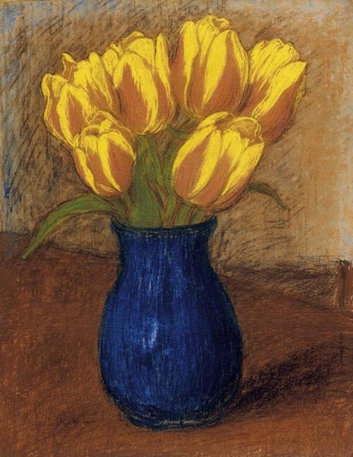 herzogtum-sachsen-weissenfels: József Rippl-Rónai (Hungarian, 1861-1927), Tulips, n.d.