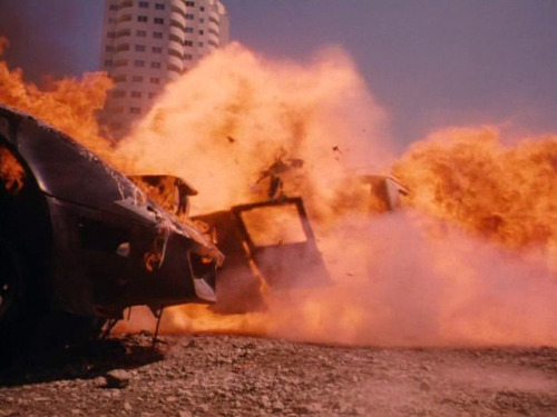 Just a few of the many explosions in about the first 10 seconds of Richard Pepin’s Hologr