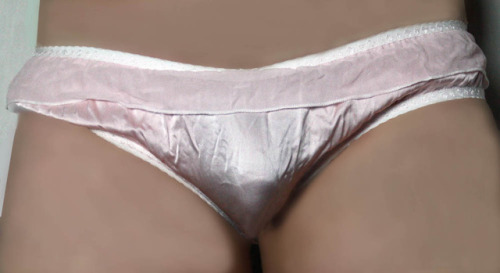 Pink Silk Sissy Panties!