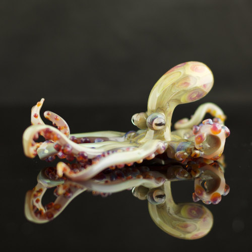 sosuperawesome:  Octopi pens, terrariums, glasses, straws - including glow-in-the-dark - bar and serving utensils and figurines by FullBlownGlass on Etsy• So Super Awesome is also on Facebook, Twitter and Pinterest •  