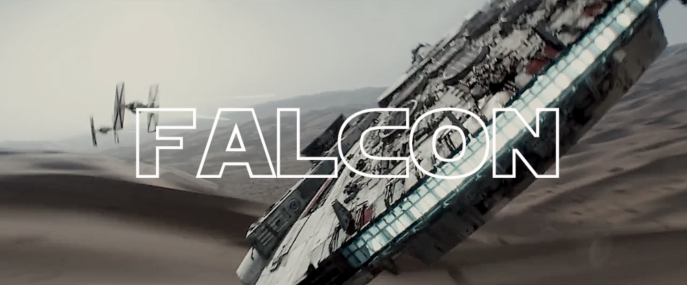 antlercalves:  The Millennium Falcon (Star Wars: The Force Awakens 2015) 