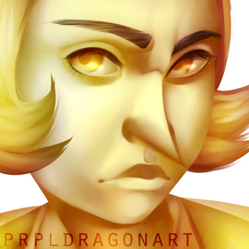 prpldragonart:  Redbubble | Patreon | Speedsketch | Speedpaint yellow diamond’s pearl 