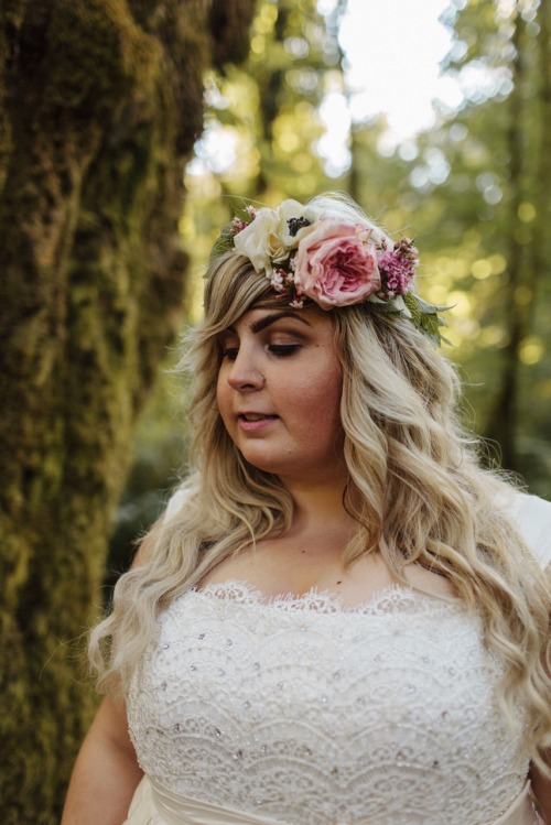 bigfatweddings: I have never felt more beautiful in my life. 9.19.15