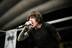 quality-band-photography:  Oli Sykes of Bring Me the Horizon by kayleighkuhlman on Flickr.