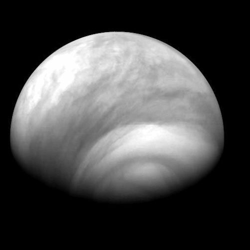 Sequence of Venus atmosphere images taken by the Venus Monitoring Camera (VMC) during the Venus Expr